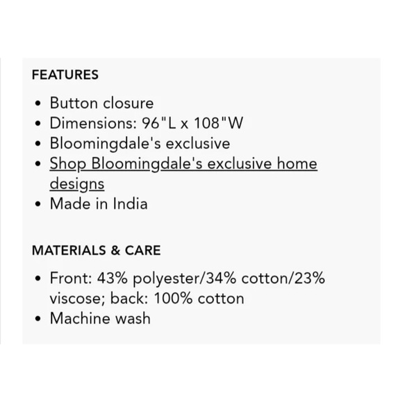 Hudson Park Collection  Comforter Luxurious Bedding Set - Picture 8 of 8